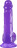 Фиолетовый реалистичный фаллоимитатор Mr. Bold L - 18,5 см. 
