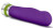 Фиолетовый вибромассажер LUCENT - 17,2 см. 
