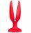Красная пробка-бутон MENZSTUFF FLOWER BUTT PLUG 5INCH - 13,5 см. 
