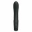 Чёрный гладкий вибратор Alston с 12 видами вибрации - 19,7 см. 
