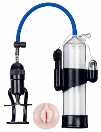 Вакуумная помпа Eroticon PUMP X7 с мини-вагиной и вибрацией 