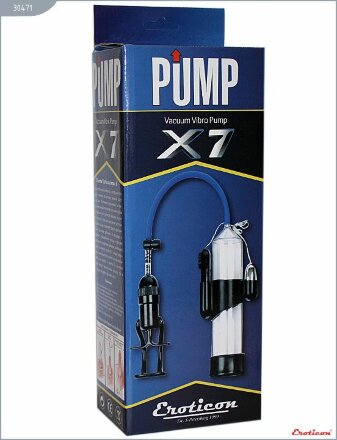 Вакуумная помпа Eroticon PUMP X7 с мини-вагиной и вибрацией 