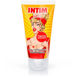 Возбуждающий гель-лубрикант INTIM HOT LIMITED EDITION - 50 гр.