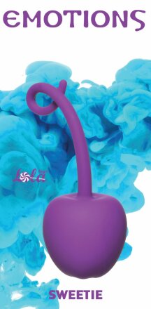 Фиолетовый стимулятор-вишенка со смещенным центром тяжести Emotions Sweetie 
