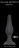 Чёрная анальная пробка Slim Anal Plug Large - 12,5 см. 