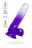 Прозрачно-фиолетовый фаллоимитатор Radi - 17,5 см. 
