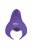 Фиолетовый вибромассажер-насадка N 34 RECHARGEABLE COUPLES VIBE 
