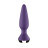 Фиолетовая анальная пробка с вибрацией Satisfyer Plug-ilicious 1 - 13,5 см. 