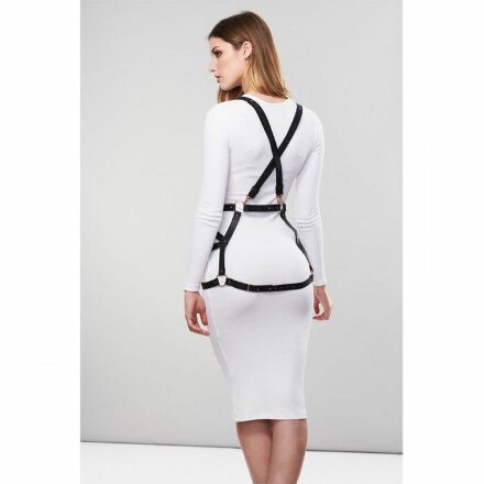 Чёрная упряжь ARROW DRESS HARNESS 
