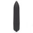 Черная вибропуля X-Basic Long Bullet 10 speeds - 9 см. 