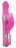 Розовый вибромассажёр с клиторальным отростком Rabbit Pearl - 26,5 см. 