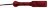 Красная прямоугольная шлепалка с цветочным принтом - 32,6 см. 