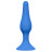 Синяя анальная пробка Slim Anal Plug XL - 15,5 см. 
