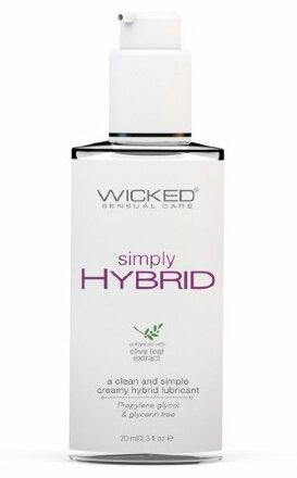 Водно-силиконовый лубрикант Wicked Simply HYBRID - 70 мл. 