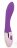 Фиолетовый изогнутый вибромассажер с 10 режимами вибрации 