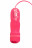 Розовая вибровтулка с выносным пультом управления вибрацией 	POPO Pleasure - 11,9 см. 