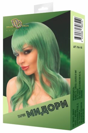 Зеленый парик &quot;Мидори&quot; 
