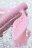 Розовый силиконовый вагинальный шарик с лепесточками 
