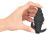 Черная анальная вибропробка RC Butt Plug - 9,6 см. 