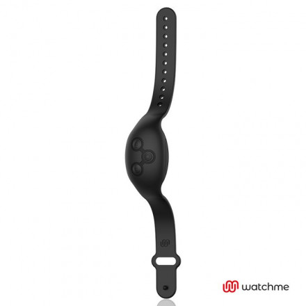 Розовое виброяйцо с черным пультом-часами Wearwatch Egg Wireless Watchme 