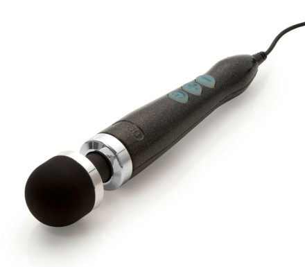 Черный вибратор Doxy Number 3 - 28 см. 