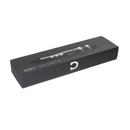 Черный вибратор Doxy Number 3 - 28 см. 