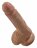 Фаллоимитатор-мулат с мошонкой 7&quot; Cock with Balls - 19,4 см. 