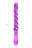 Фиолетовый двусторонний фаллоимитатор Tanza - 27,5 см. 
