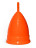 Оранжевая менструальная чаша OneCUP Classic - размер L 