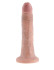 Телесный фаллоимитатор с присоской 7" Cock - 17,8 см.