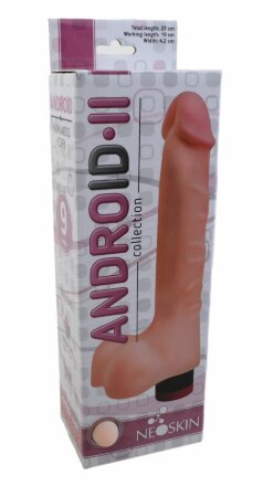 Вибратор-реалистик с мошонкой ANDROID Collection-II - 23 см. 