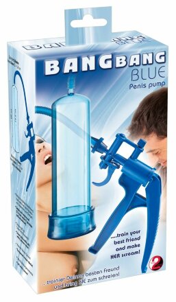 Синяя вакуумная помпа Bang Bang 