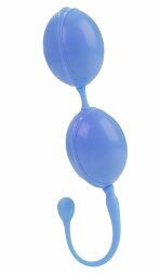 Голубые каплевидные вагинальные шарики L'amour Premium Weighted Pleasure System