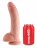 Телесный фаллоимитатор 9&quot; Cock with Balls - 22,9 см. 