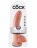 Телесный фаллоимитатор 9&quot; Cock with Balls - 22,9 см. 