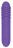 Фиолетовый светящийся G-стимулятор The G-Rave - 15,1 см. 