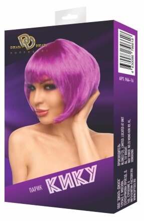 Фиолетовый парик &quot;Кику&quot; 