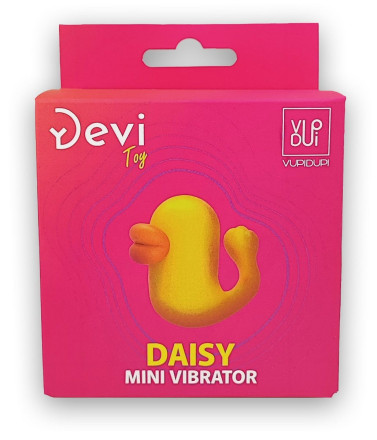 Мини-вибратор в форме уточки Mini Vibrator Daisy 