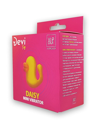 Мини-вибратор в форме уточки Mini Vibrator Daisy 