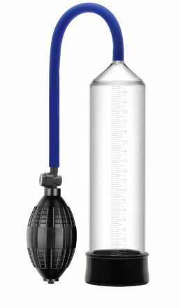 Прозрачная вакуумная помпа Erozon Penis Pump с грушей 