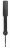 Черная гладкая шлепалка NOTABU с широкой ручкой - 32 см. 
