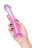 Фиолетовый фаллоимитатор Jelly Dildo M - 18 см. 