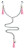 Зажимы на соски и половые губы с розовыми кисточками Nipple Clit Tassel Clamp With Chain 