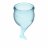 Набор голубых менструальных чаш Feel secure Menstrual Cup 