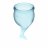 Набор голубых менструальных чаш Feel secure Menstrual Cup 