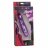 Фиолетовый вибромассажер Aura Tickler с шишечками - 17,25 см. 
