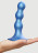 Голубая насадка Strap-On-Me Dildo Plug Balls size S 