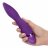 Фиолетовый вибромассажер Aura Wand - 21,5 см. 