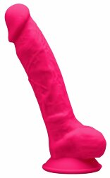 Розовый фаллоимитатор-реалистик Premium Dildo 7&quot; Model 1 Premium - 17,5 см.