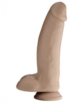 Большой гладкий фаллоимитатор Ready Steady Realistic Dildo - 26 см. 